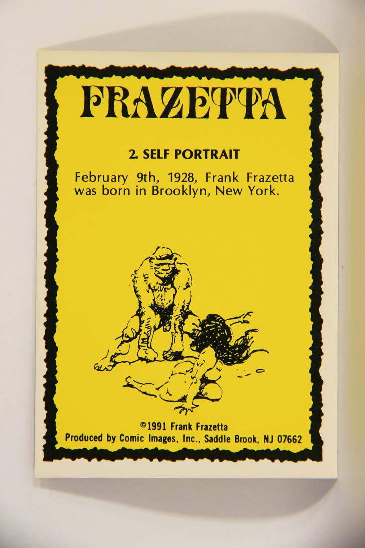 Frazetta 1991 Artwork Trading Card #2 Self Portrait L013741