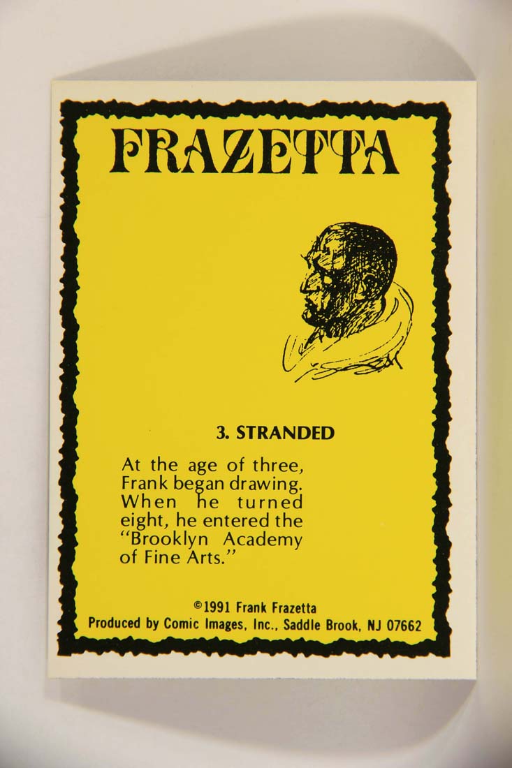 Frazetta 1991 Artwork Trading Card #3 Stranded L013742