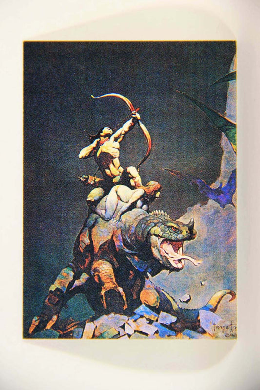 Frazetta 1991 Artwork Trading Card #8 Jongar Fights Back L013747