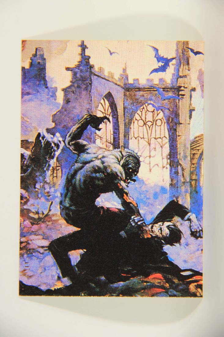 Frazetta 1991 Artwork Trading Card #12 Dracula Meets Wolfman L013751