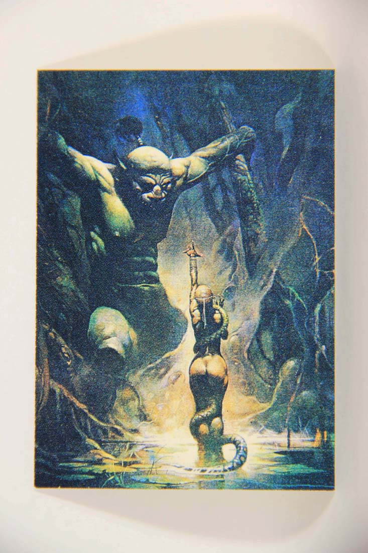 Frazetta 1991 Artwork Trading Card #15 Swamp Demon L013754