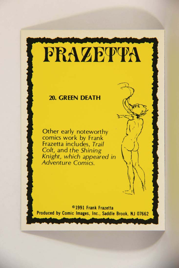 Frazetta 1991 Artwork Trading Card #20 Green Death L013759