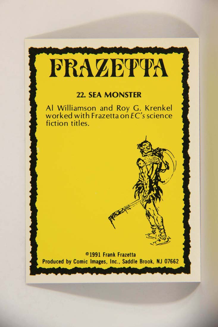 Frazetta 1991 Artwork Trading Card #22 Sea Monster L013761