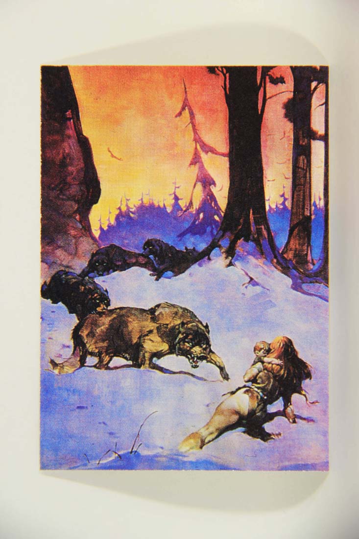 Frazetta 1991 Artwork Trading Card #23 Wolf Pack L013762