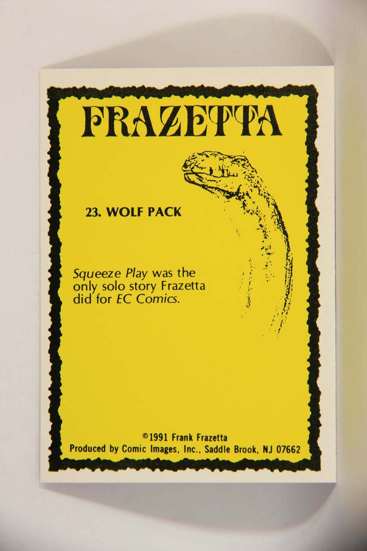 Frazetta 1991 Artwork Trading Card #23 Wolf Pack L013762