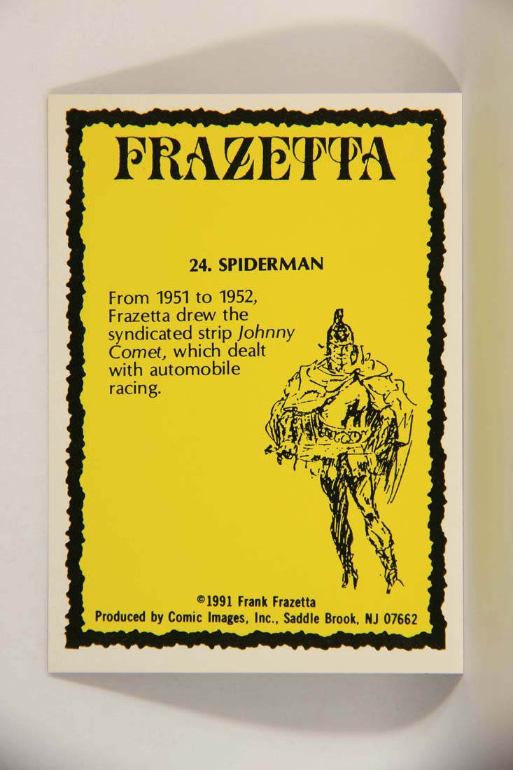 Frazetta 1991 Artwork Trading Card #24 Spiderman L013763