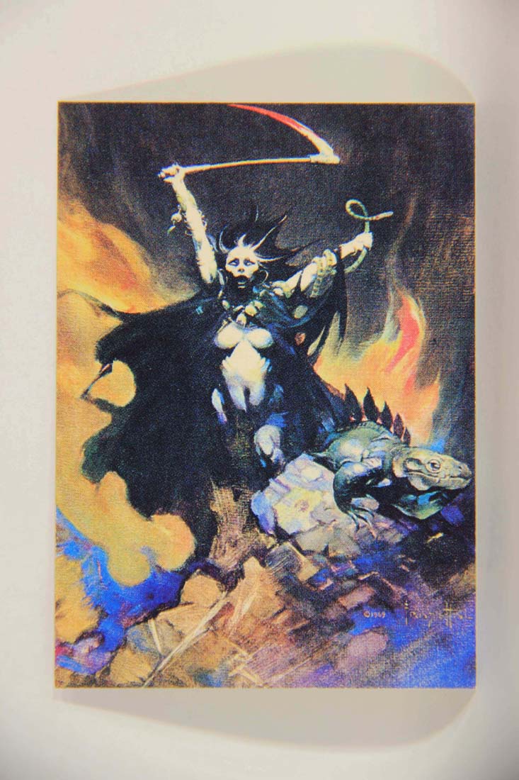 Frazetta 1991 Artwork Trading Card #30 Woman With A Scythe L013769