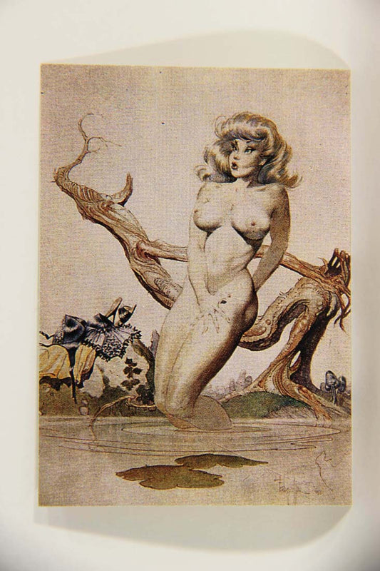 Frazetta 1991 Artwork Trading Card #31 Girl Bathing L013770