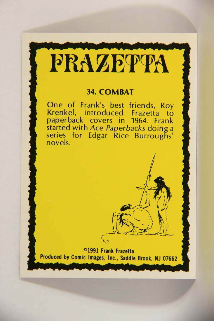 Frazetta 1991 Artwork Trading Card #34 Combat L013773