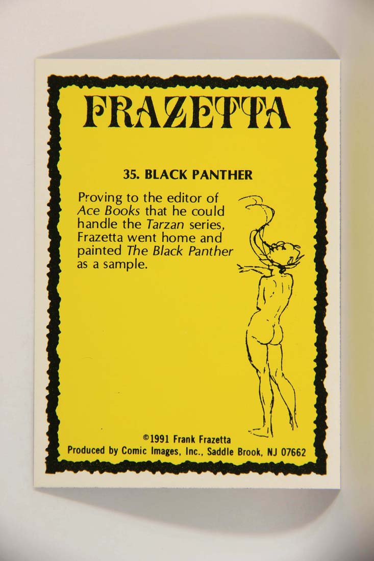 Frazetta 1991 Artwork Trading Card #35 Black Panther L013774