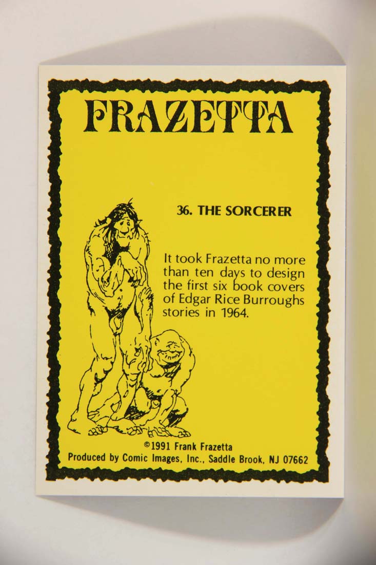 Frazetta 1991 Artwork Trading Card #36 The Sorcerer L013775