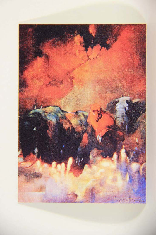 Frazetta 1991 Artwork Trading Card #42 Downward To The Earth L013781