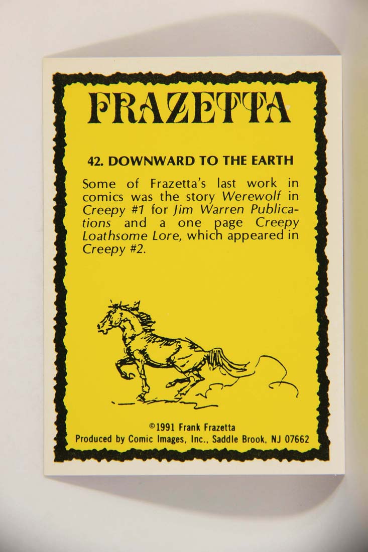 Frazetta 1991 Artwork Trading Card #42 Downward To The Earth L013781