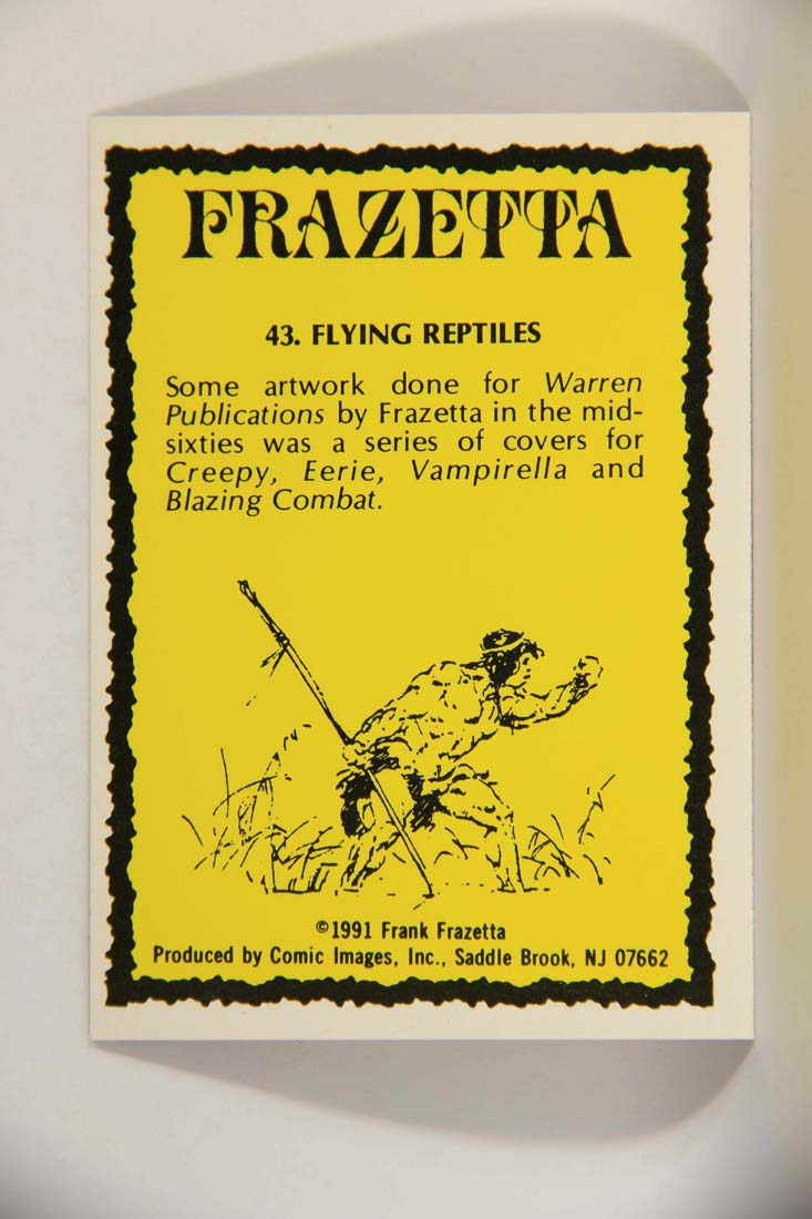 Frazetta 1991 Artwork Trading Card #43 Flying Reptiles L013782