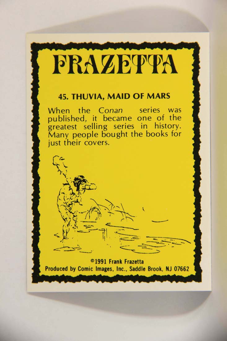 Frazetta 1991 Artwork Trading Card #45 Thuvia Maid Of Mars L013784