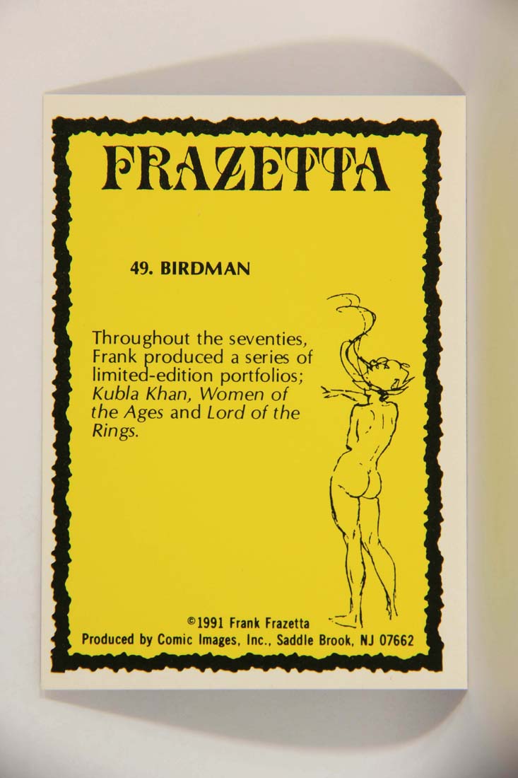 Frazetta 1991 Artwork Trading Card #49 Birdman L013788