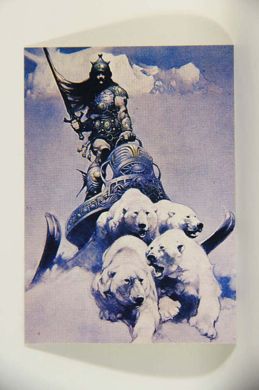 Frazetta 1991 Artwork Trading Card #50 Silver Warrior L013789