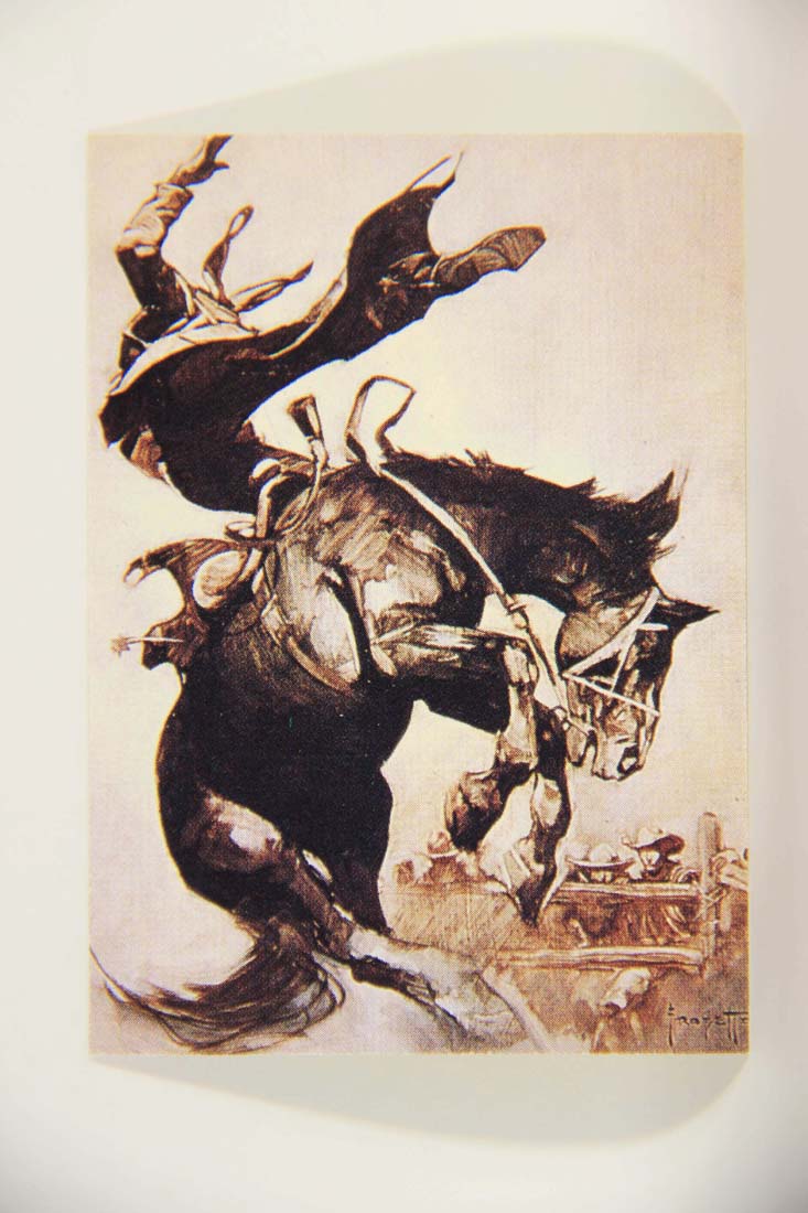 Frazetta 1991 Artwork Trading Card #52 Bucking Bronco L013791