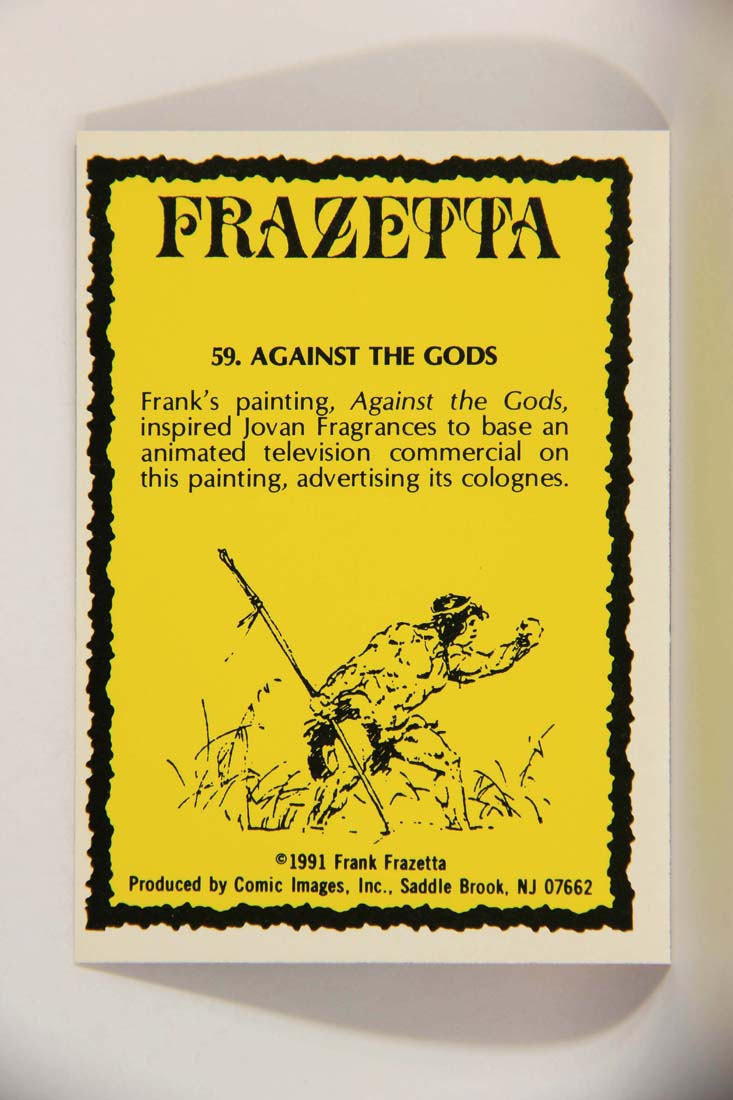 Frazetta 1991 Artwork Trading Card #59 Against The Gods L013798