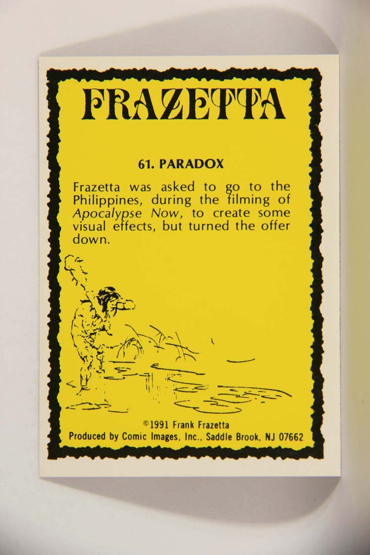 Frazetta 1991 Artwork Trading Card #61 Paradox L013800