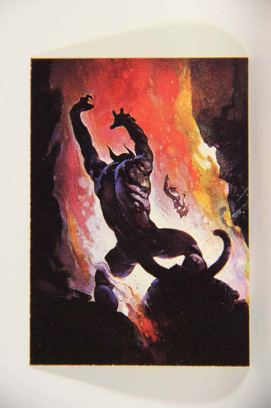 Frazetta 1991 Artwork Trading Card #63 Fire Demon L013802