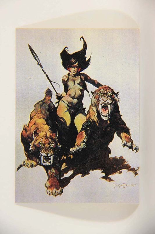 Frazetta 1991 Artwork Trading Card #65 The Huntress L013804