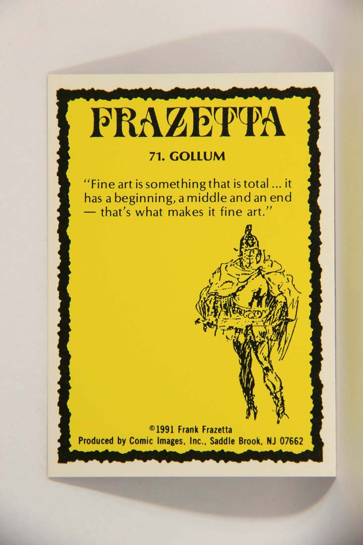 Frazetta 1991 Artwork Trading Card #71 Gollum L013810