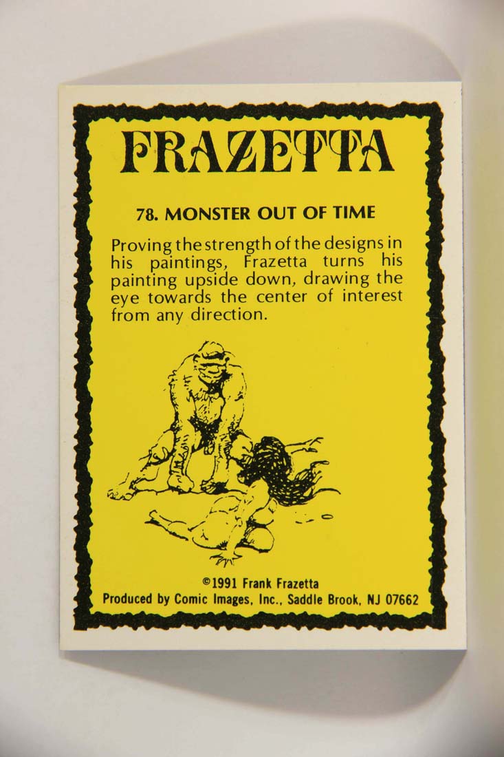 Frazetta 1991 Artwork Trading Card #78 Monster Out Of Time L013817