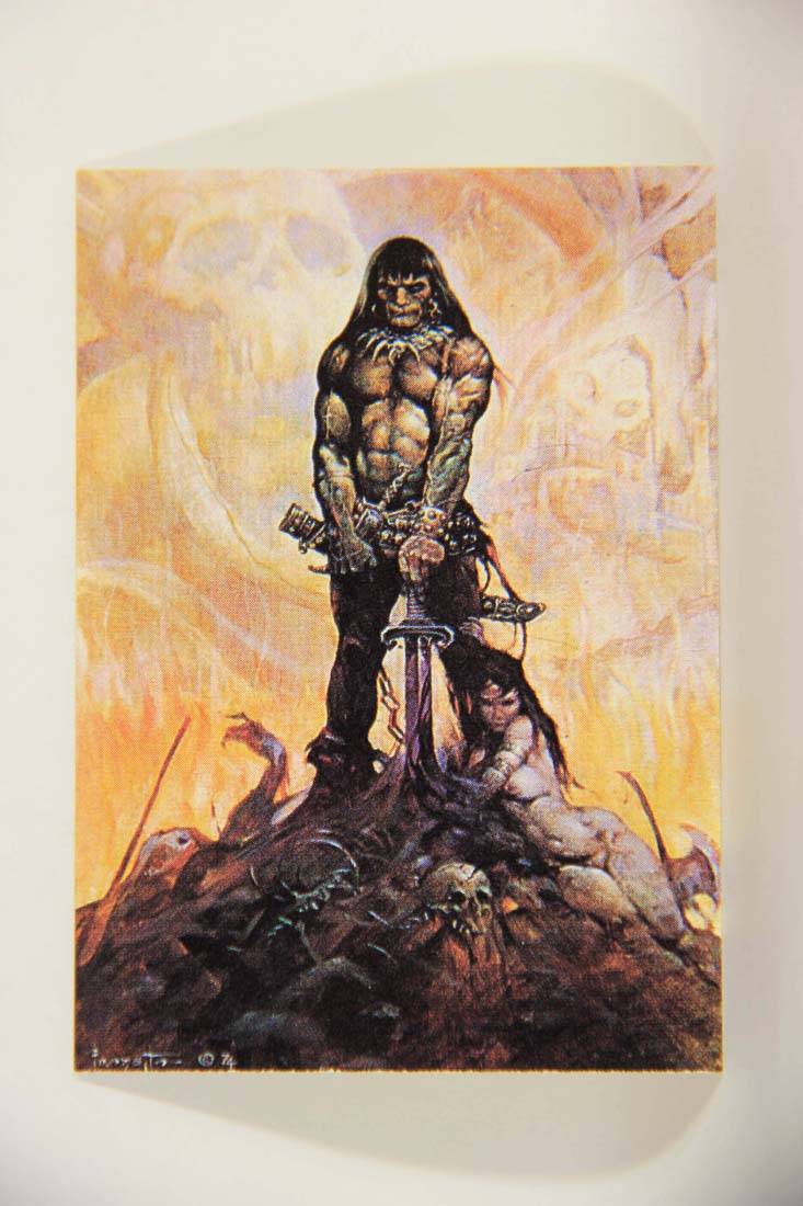 Frazetta 1991 Artwork Trading Card #80 The Barbarian L013818