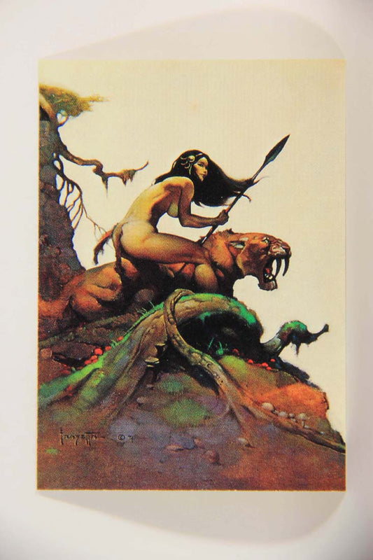 Frazetta 1991 Artwork Trading Card #81 Savage Pullucidar L013820