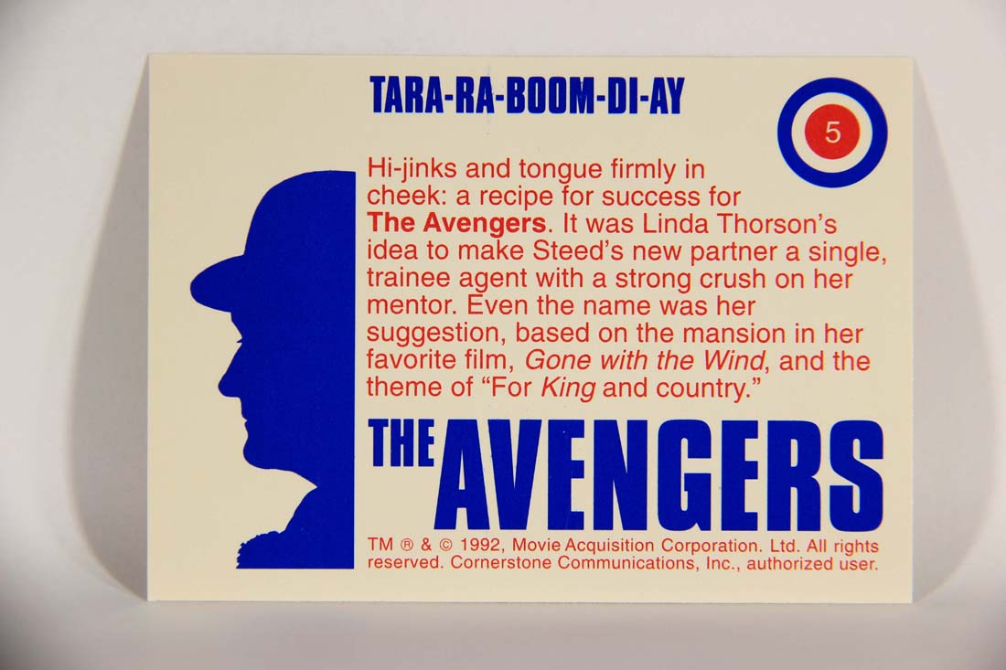The Avengers TV Series 1992 Trading Card #5 Tara-Ra-Boom-Di-Ay L013870