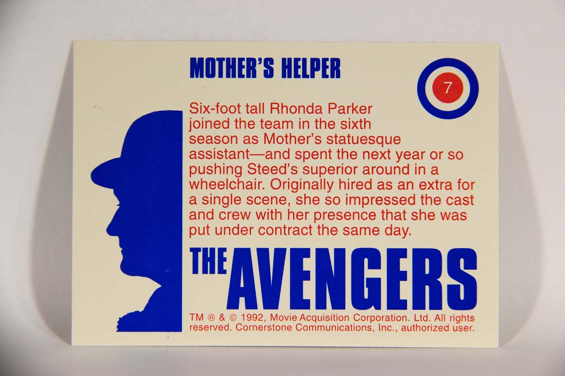 The Avengers TV Series 1992 Trading Card #7 Mother's Helper L013872