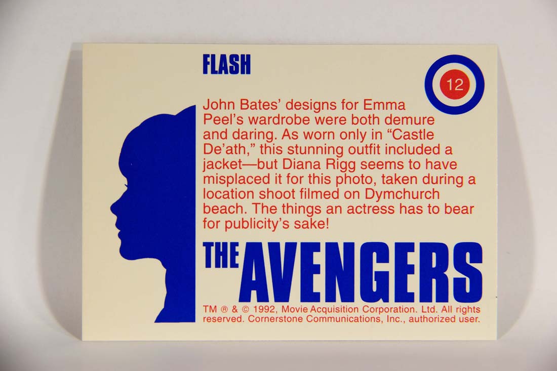 The Avengers TV Series 1992 Trading Card #12 Flash L013877