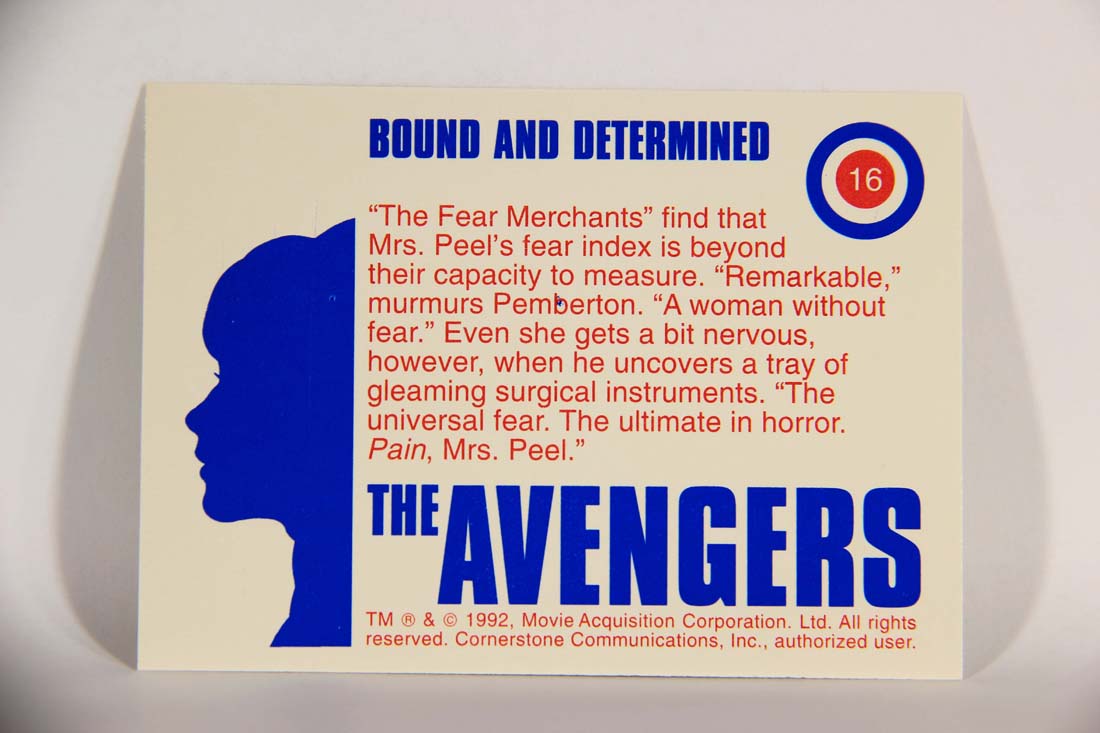 The Avengers TV Series 1992 Trading Card #16 Bound And Determined L013881