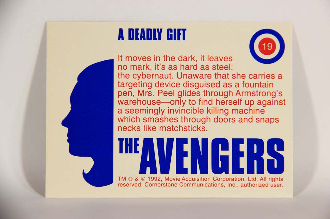The Avengers TV Series 1992 Trading Card #19 A Deadly Gift L013884