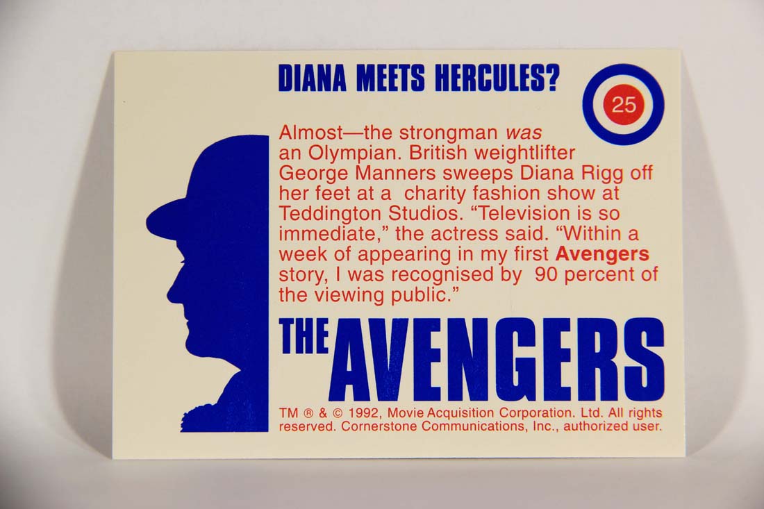 The Avengers TV Series 1992 Trading Card #25 Diana Meets Hercules L013890