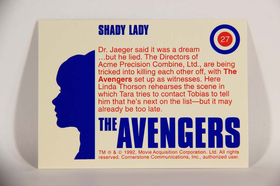 The Avengers TV Series 1992 Trading Card #27 Shady Lady L013892
