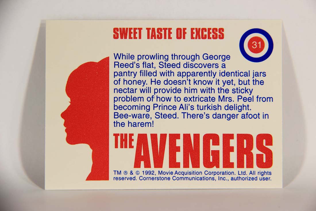 The Avengers TV Series 1992 Trading Card #31 Sweet Taste Of Excess L013896