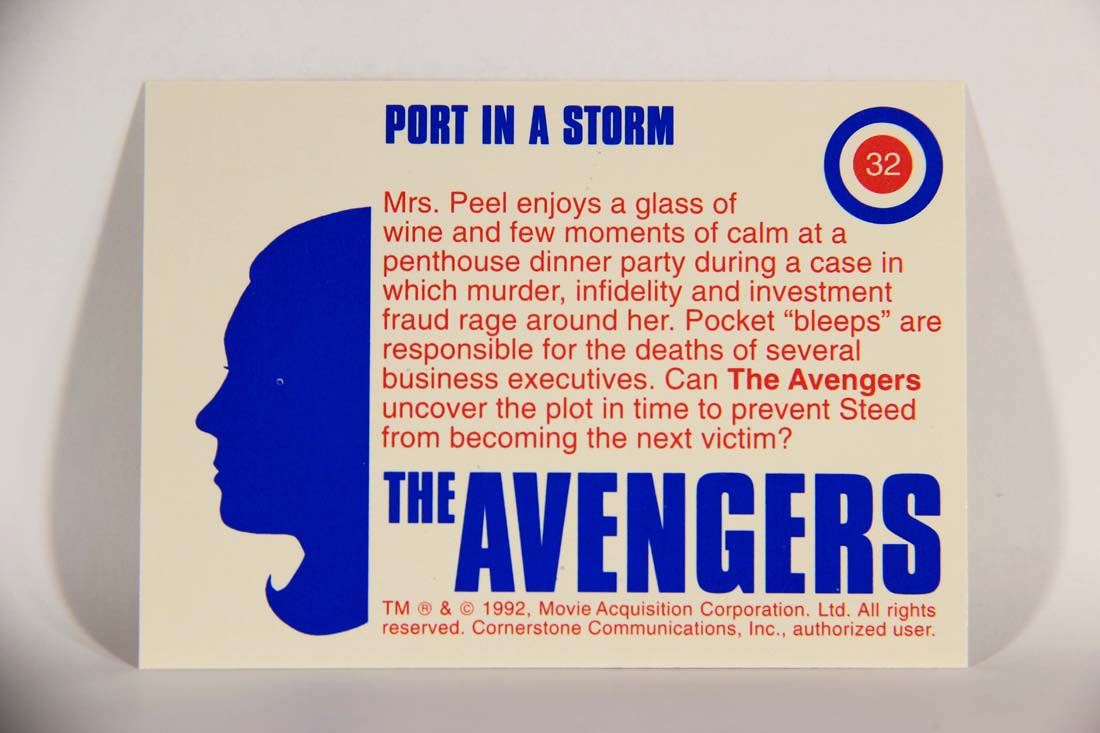 The Avengers TV Series 1992 Trading Card #32 Port In A Storm L013897
