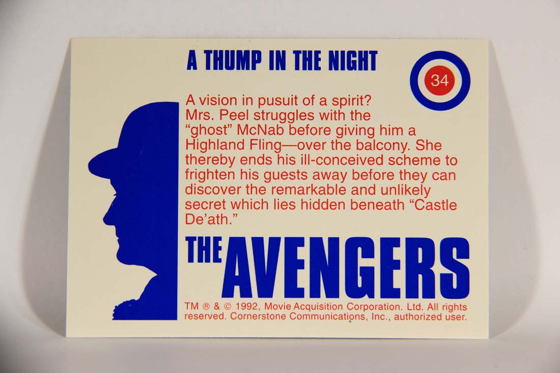 The Avengers TV Series 1992 Trading Card #34 A Thump In The Night L013899