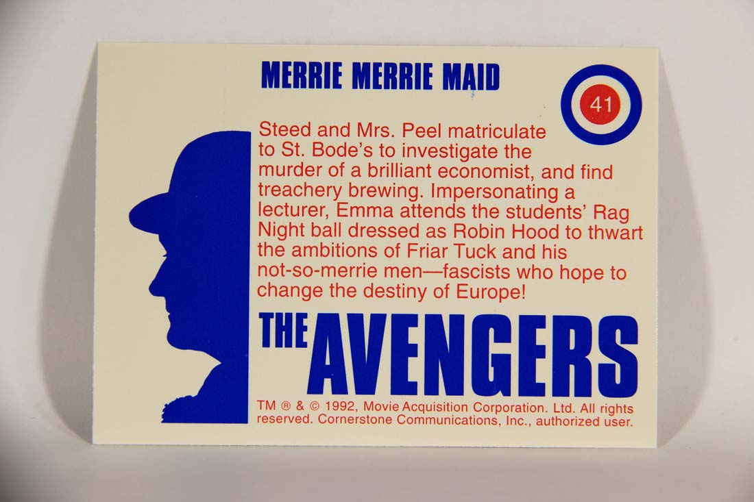 The Avengers TV Series 1992 Trading Card #41 Merrie Merrie Maid L013906