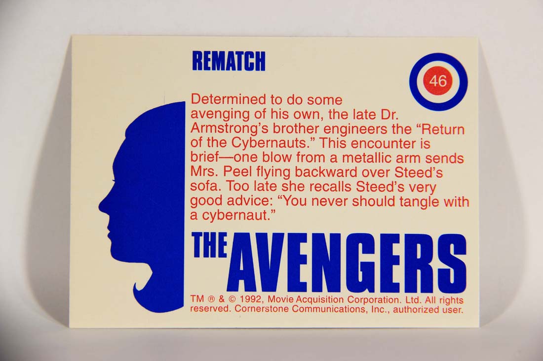 The Avengers TV Series 1992 Trading Card #46 Rematch L013911