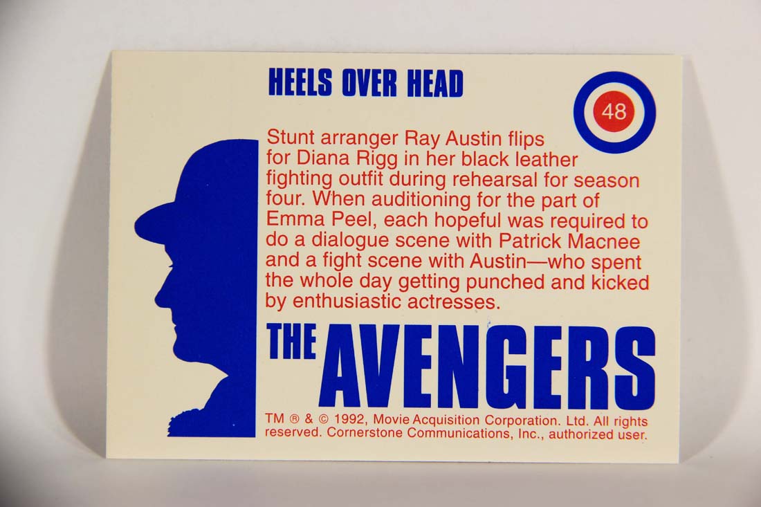 The Avengers TV Series 1992 Trading Card #48 Heels Over Head L013913