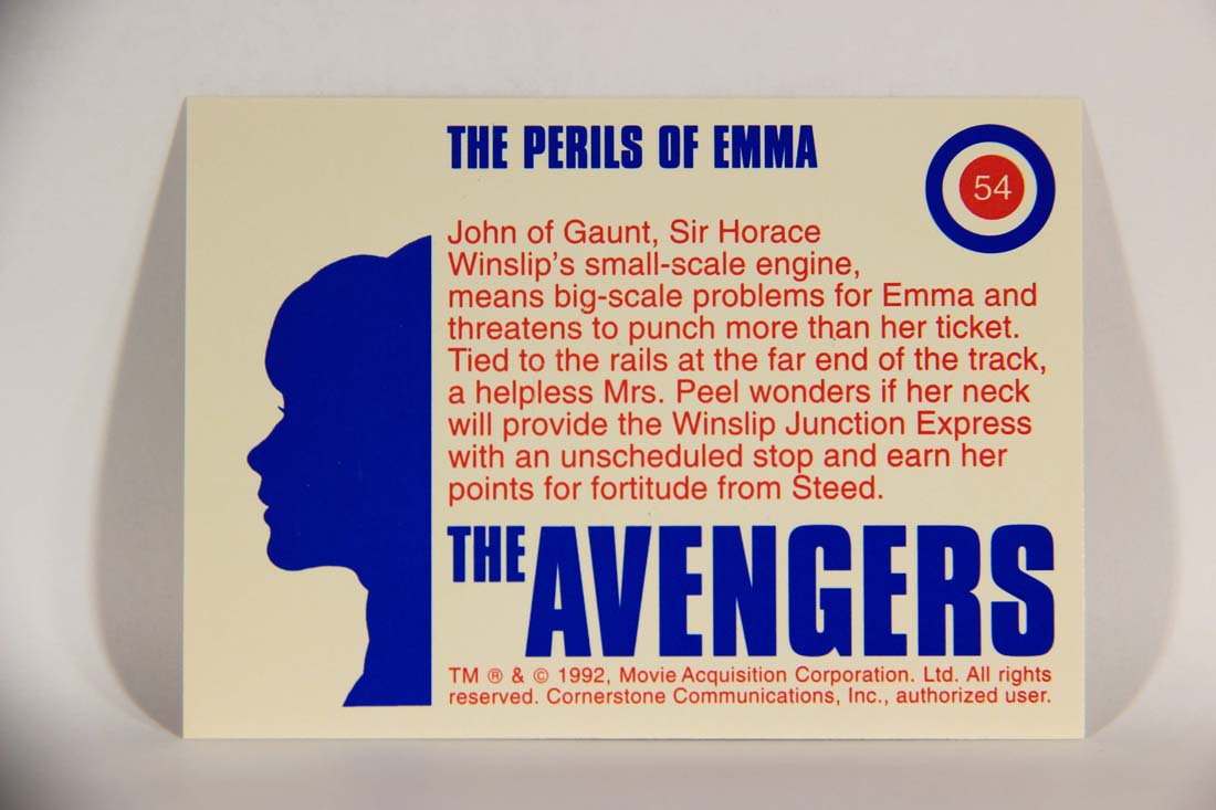 The Avengers TV Series 1992 Trading Card #54 The Perils Of Emma L013919