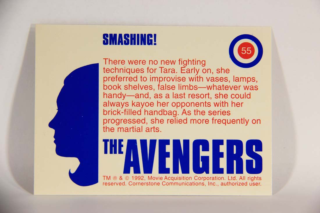 The Avengers TV Series 1992 Trading Card #55 Smashing L013920