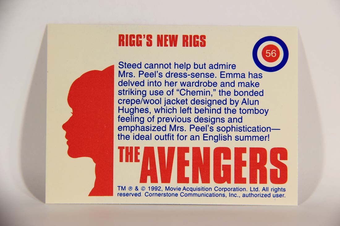 The Avengers TV Series 1992 Trading Card #56 Rigg's New Rigs L013921