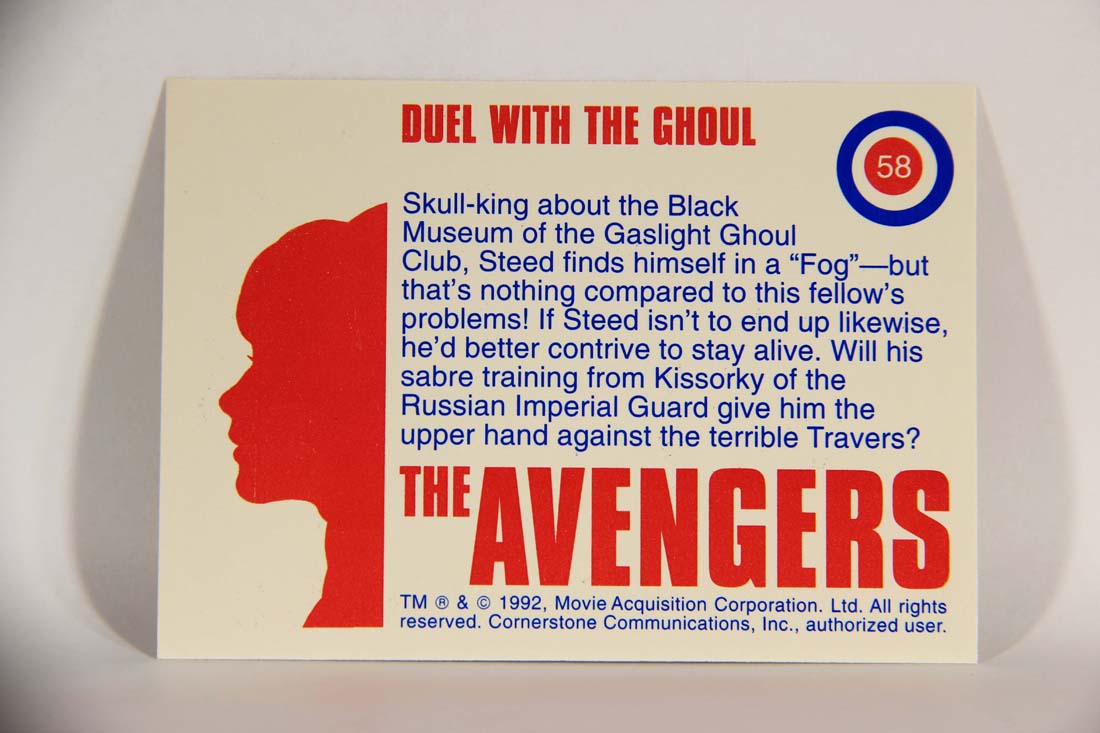 The Avengers TV Series 1992 Trading Card #58 Duel With The Ghoul L013923