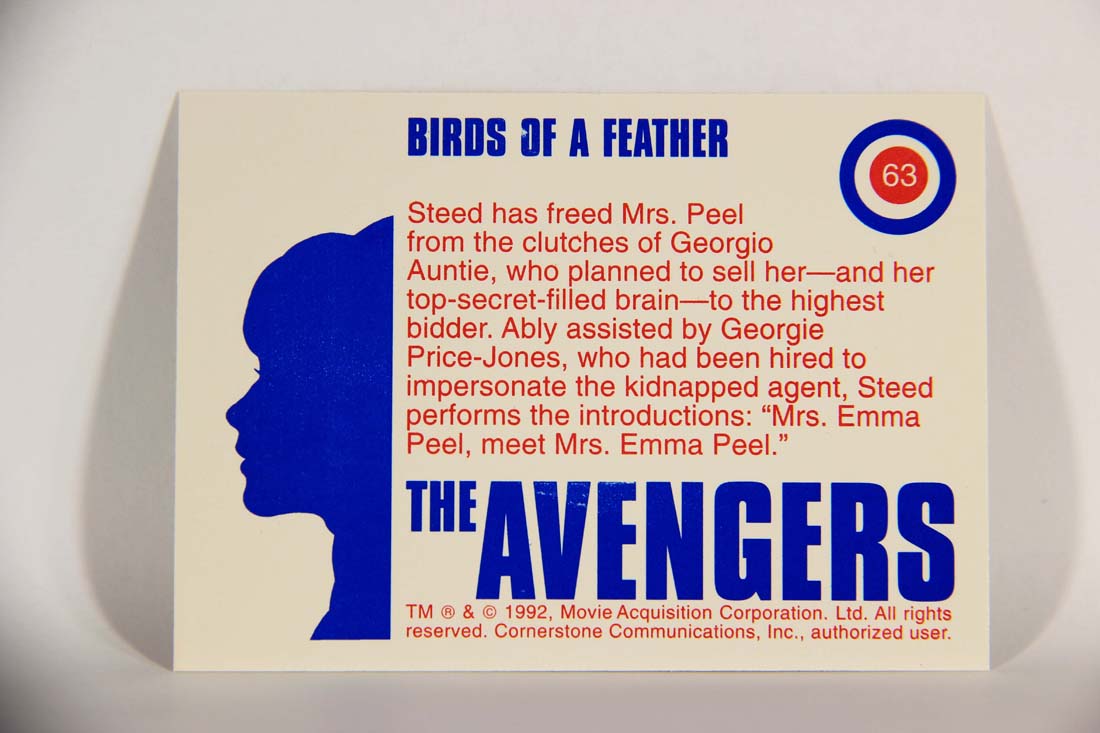 The Avengers TV Series 1992 Trading Card #63 Birds Of A Feather L013928