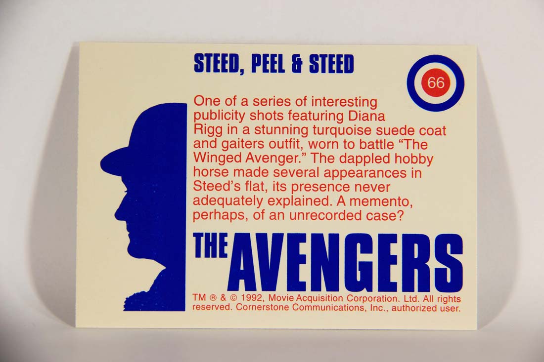 The Avengers TV Series 1992 Trading Card #66 Steed Peel & Steed L013931