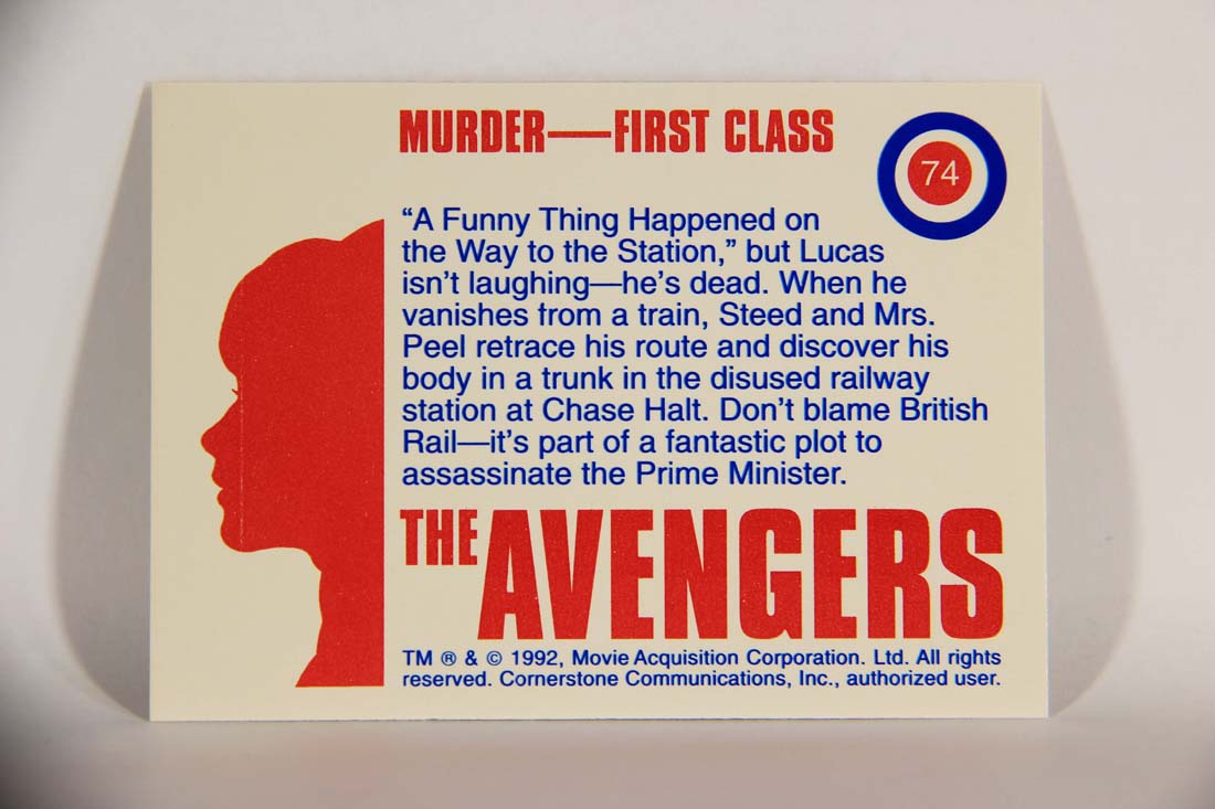 The Avengers TV Series 1992 Trading Card #74 Murder First Class L013939